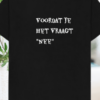 Shirt met tekst foto