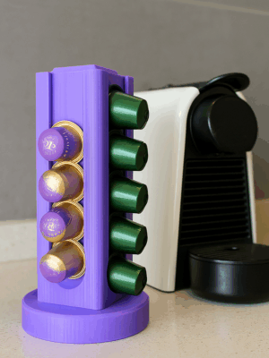 3D-geprinte capsulehouder voor Nespresso & Dolce Gusto – stijlvolle koffie capsule organizer
