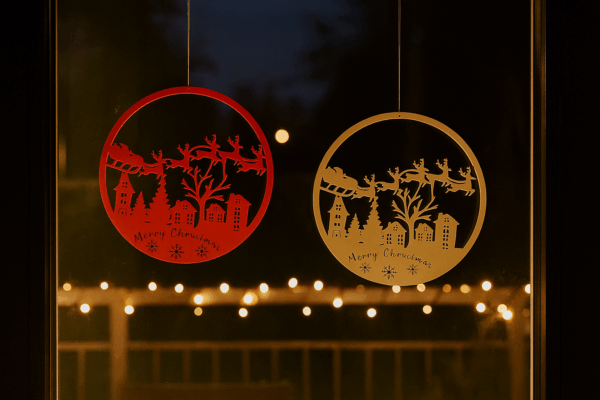 Magische Kerstdecoratie voor je Raam Magische Kerstdecoratie voor je Raam